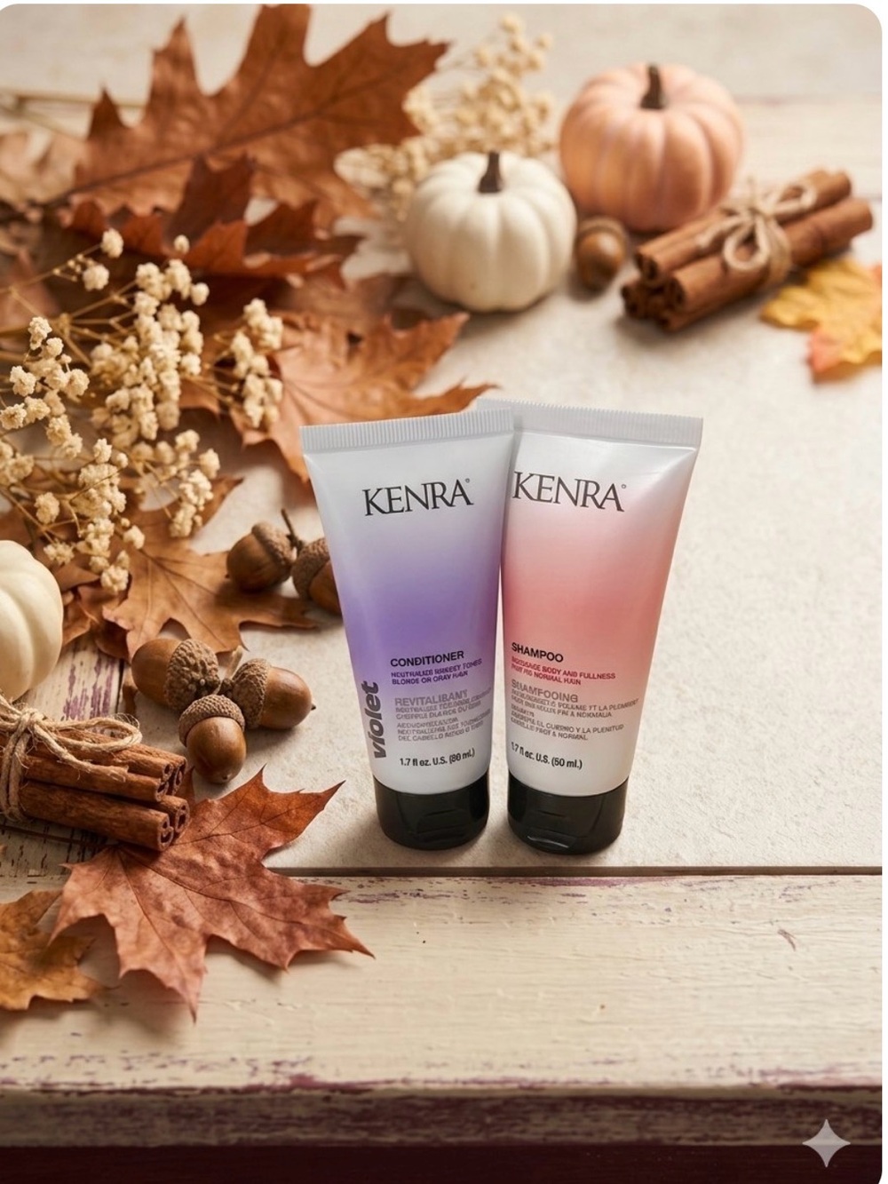 Kenra Professional Travel Duo Set - Volume Shampoo & Violet Conditioner 1.7oz